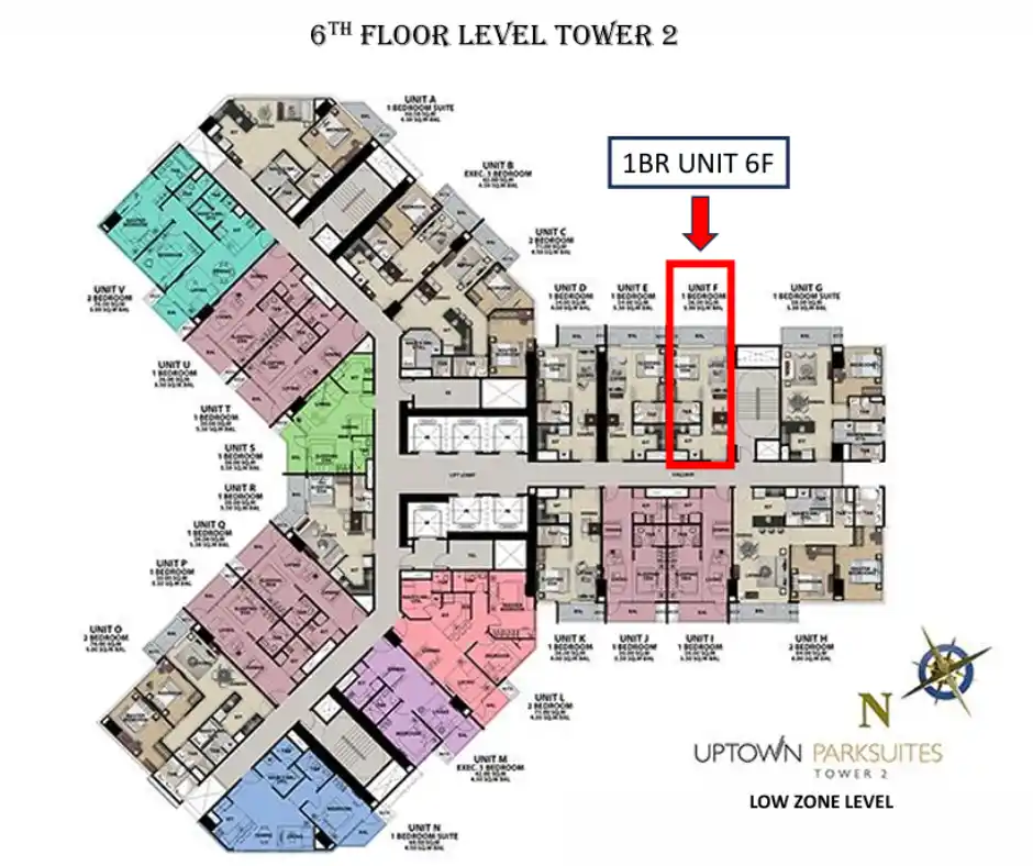 Uptown Parksuites low zone level plan
