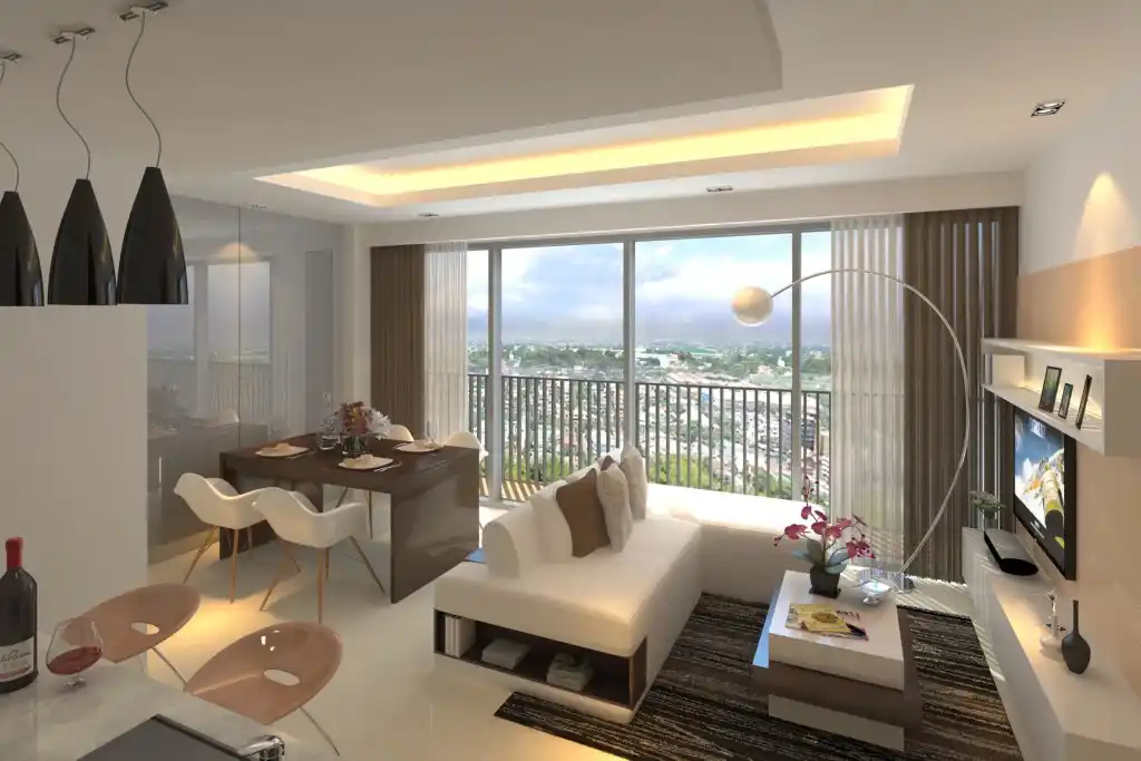 St Moritz Private Estate Living Area 2BR Unit Luxurious Condo