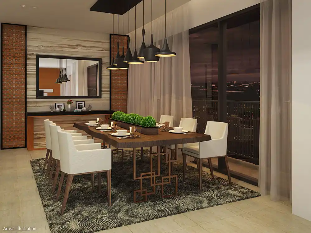 St Moritz Private Estate 4br loft dining 2